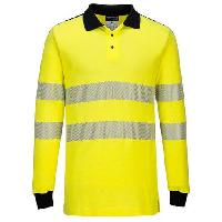 (obrázek pro) FR Hi-Vis polokošile, černá/žlutá, vel. XXXL
