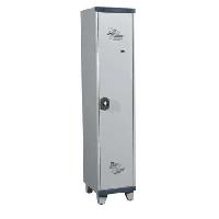 Svařovaná šatní skříň s mezistěnou Acial, 1 oddíl, 400 mm, na nohách, otočný uzávěr, šedá/šedá (obrázek pro) Svařovaná šatní skříň s mezistěnou Acial, 1 oddíl, 400 mm, na nohách, otočný uzávěr, šedá/šedá