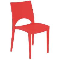 Plastová jídelní židle Flexfurn, červená (obrázek pro) Plastová jídelní židle Flexfurn, červená