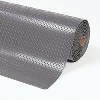 Protiúnavová průmyslová rohož Cushion Trax® s diamantovým povrchem, šedá, 60 x 90 x 1,4 cm (obrázek pro) Protiúnavová průmyslová rohož Cushion Trax® s diamantovým povrchem, šedá, 60 x 90 x 1,4 cm