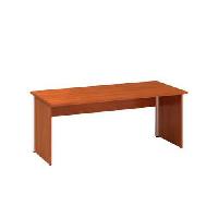 (obrázek pro) Kancelářský stůl Alfa 100, 180 x 80 x 73,5 cm, rovné provedení, dezén třešeň