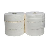 Toaletní papír Jumbo 2vrstvý, 28 cm, 250 m, 100% bílá, 6 rolí
