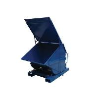 Výklopný kontejner s víkem, objem 1 100 l (obrázek pro) Výklopný kontejner s víkem, objem 1 100 l