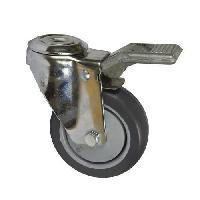 Antistatické gumové přístrojové kolo se středovým otvorem, průmě