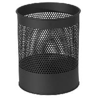 Kovový odpadkový koš Gap, objem 15 l, černý (obrázek pro) Kovový odpadkový koš Gap, objem 15 l, černý