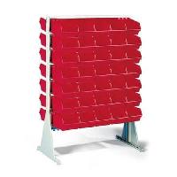 (obrázek pro) Oboustranný regál s boxy Unibox (70 ks)