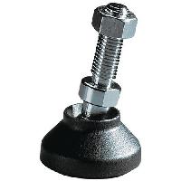Nerezová nastavitelná noha, průměr základny 60 mm, materiál tyče mosaz (obrázek pro) Nerezová nastavitelná noha, průměr základny 60 mm, materiál tyče mosaz