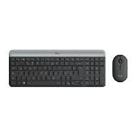 (obrázek pro) Set bezdrátové klávesnice a myši Logitech MK470, CZ/SK, černý