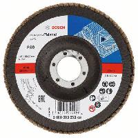 (obrázek pro) Bosch - Lamelový brusný kotouč X431, Standard for Metal 125 mm, 22,23 mm, 80, 10 BAL