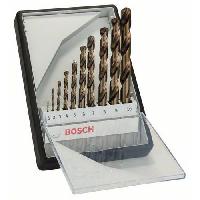 (obrázek pro) Bosch - 10dílná sada vrtáků do kovu Robust Line HSS-Co, 1; 2; 3; 4; 5; 6; 7; 8; 9; 10 mm