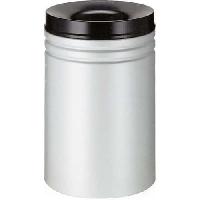 Ohnivzdorný odpadkový koš 80 l šedý/černý (obrázek pro) Ohnivzdorný odpadkový koš 80 l šedý/černý