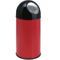 Odpadkový koš Bullet bez vložky 40 l červený/černý (obrázek pro) Odpadkový koš Bullet bez vložky 40 l červený/černý