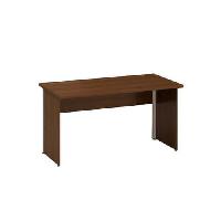 (obrázek pro) Kancelářský stůl Alfa 100, 140 x 70 x 73,5 cm, rovné provedení, dezén ořech