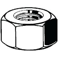 (obrázek pro) Hexagon nuts ASME B18.2.2 Ocel Pravý Bez PU Grade 5 1.3/8