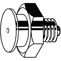 (obrázek pro) Mazací hlavice s knoflíkovou hlavou M/MF DIN 3404 A Ocel Pozinkované M10X1,50