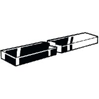 (obrázek pro) Přesná klínová ocel, 1 metr DIN 6880 Ocel C45K Bez PU 12X8MM