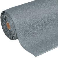 Protiúnavová průmyslová rohož Manutan Expert s granulovaným povrchem, 1 830 x 122 cm, šedá (obrázek pro) Protiúnavová průmyslová rohož Manutan Expert s granulovaným povrchem, 1 830 x 122 cm, šedá