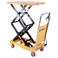 (obrázek pro) Mobilní hydraulický zvedací stůl, do 150 kg, deska 74 x 45 cm, dvojité nůžky