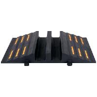 (obrázek pro) Kabelový přejezd Crash Stop, 2 kanály, šířka 68 cm, černá