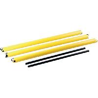 Trubkové lišty pro modulární flexibilní zábranu Delta, sada 3 kusů, 1 534 mm (obrázek pro) Trubkové lišty pro modulární flexibilní zábranu Delta, sada 3 kusů, 1 534 mm