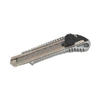 (obrázek pro) TOPTRADE nůž odlamovací, celokovový, šroubová aretace, 18 mm, profi