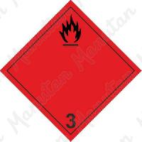 Nebezpečí požáru hořlavé kapaliny č.3 A, samolepka 100 x 100 x 0,1 mm (obrázek pro) Nebezpečí požáru hořlavé kapaliny č.3 A, samolepka 100 x 100 x 0,1 mm