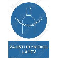 Zajisti plynovou lahev, plast 210 x 297 x 0,5 mm A4