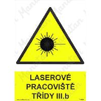 Laserové pracoviště třídy III.b, plast 148 x 210 x 2 mm A5 (obrázek pro) Laserové pracoviště třídy III.b, plast 148 x 210 x 2 mm A5
