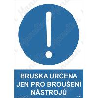 (obrázek pro) Bruska určena jen pro broušení nástrojů, plast 148 x 210 x 0,5 mm A5