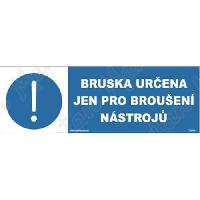 (obrázek pro) Bruska určena jen pro broušení nástrojů, plast 210 x 80 x 0,5 mm