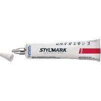 Průmyslový popisovač v tubě Stylmark, bílá (obrázek pro) Průmyslový popisovač v tubě Stylmark, bílá