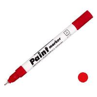 (obrázek pro) Popisovač CENTROPEN 9211 LAKOVÝ, červený