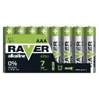 (obrázek pro) Alkalická baterie RAVER AAA (LR03) - 8 ks