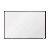 (obrázek pro) Bílá magnetická tabule boardOK, 180 x 120 cm, hnědá