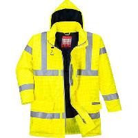 (obrázek pro) Bunda Bizflame Rain Hi-Vis Antistatic FR, žlutá, vel. XS