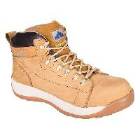 Steelite Mid Cut Nubuck kotníková obuv SB HRO, světle žlutá, vel. 43