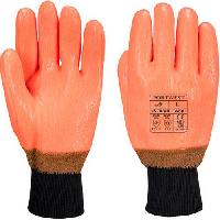 Hi-Vis rukavice Weatherproof, oranžová, vel. XL