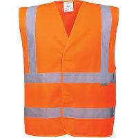 Reflexní vesta Two Band Brace Hi-Vis, oranžová, vel. S - M