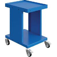 Dílenský vozík na materiál Sofame, 2 patra, 150 kg, modrý