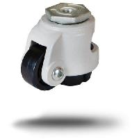 (obrázek pro) Nylonové přístrojové kolo se středovým otvorem Footcaster, průměr 50 mm, pevné, kluzné ložisko