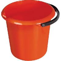 Plastov?? kbelík s výlevkou, 10 l, červený