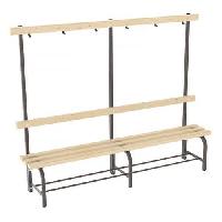 Lavice Zora s věšákovou stěnou, 200 cm, hnědá (obrázek pro) Lavice Zora s věšákovou stěnou, 200 cm, hnědá