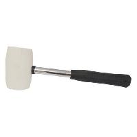 TOPTRADE palice gumová, bílá, s kovovou rukojetí, průměr 75 mm / 900 g, profi (obrázek pro) TOPTRADE palice gumová, bílá, s kovovou rukojetí, průměr 75 mm / 900 g, profi