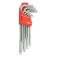 (obrázek pro) TOPTRADE sada Torx, 9 ks, Cr-V, T10 – T50