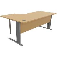 (obrázek pro) Kancelářský stůl Manutan Expert, 72 x 180 x 110 cm, pravé provedení, buk