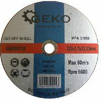 Řezný kotouč na ocel, 230x2,5x22,2mm GEKO (obrázek pro) Řezný kotouč na ocel, 230x2,5x22,2mm GEKO
