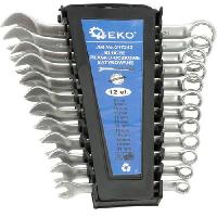 (obrázek pro) Sada klíčů očkoplochých, 12ks, 8-21mm, plast. držák GEKO