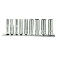 (obrázek pro) Hlavice nástrčné prodloužené, sada 9ks, 5-13mm GEKO