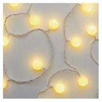 LED světelný cherry řetěz - kuličky 2,5 cm, 4 m, venkovní i vnitřní, teplá bílá, časovač (obrázek pro) LED světelný cherry řetěz - kuličky 2,5 cm, 4 m, venkovní i vnitřní, teplá bílá, časovač