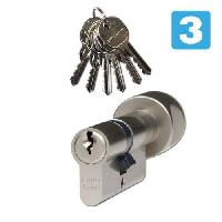 (obrázek pro) Bezpečnostní vložka EuroSecure s kouli, 45/45 mm, nikl